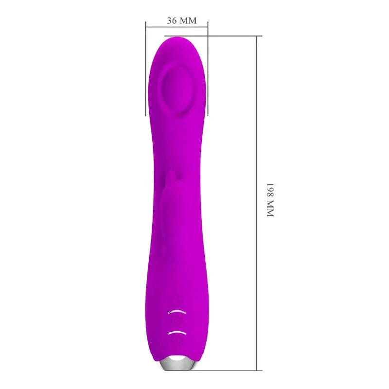 PRETTY LOVE - REGINA WIEDERAUFLADBARER VIBRATOR-SAUGER LILA - Vanelion Paradise