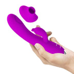 PRETTY LOVE - REGINA WIEDERAUFLADBARER VIBRATOR-SAUGER LILA - Vanelion Paradise