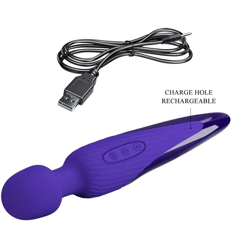 PRETTY LOVE - ANTONY YOUTH WAND VIBRATOR VIOLET WÄRMEEFFEKT - Vanelion Paradise