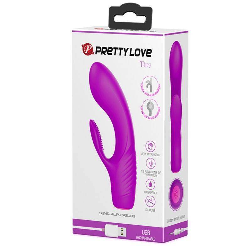 PRETTY LOVE - TIM PURPLE WIEDERAUFLADBARER VIBRATOR - Vanelion Paradise