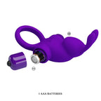 PRETTY LOVE - VIBRATORRING I KANINCHEN FÜR LILA PENIS - Vanelion Paradise