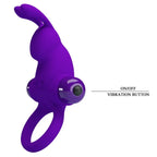 PRETTY LOVE - VIBRATORRING I KANINCHEN FÜR LILA PENIS - Vanelion Paradise