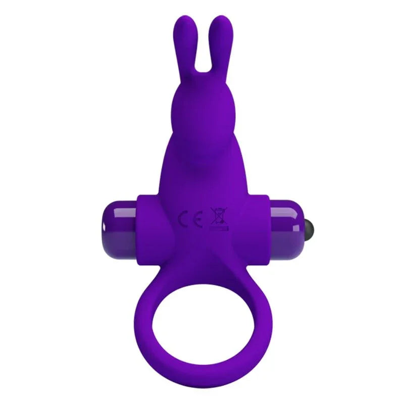 PRETTY LOVE - VIBRATORRING I KANINCHEN FÜR LILA PENIS - Vanelion Paradise