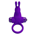 PRETTY LOVE - VIBRATORRING I KANINCHEN FÜR LILA PENIS - Vanelion Paradise