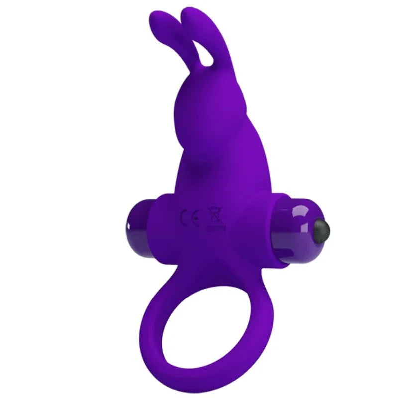 PRETTY LOVE - VIBRATORRING I KANINCHEN FÜR LILA PENIS - Vanelion Paradise