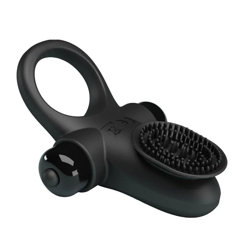 PRETTY LOVE - VIBRATORRING II FÜR DEN SCHWARZEN PENIS - Vanelion Paradise