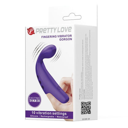 PRETTY LOVE - GORGON PURPLE WIEDERAUFLADBARER FINGERVIBRATOR