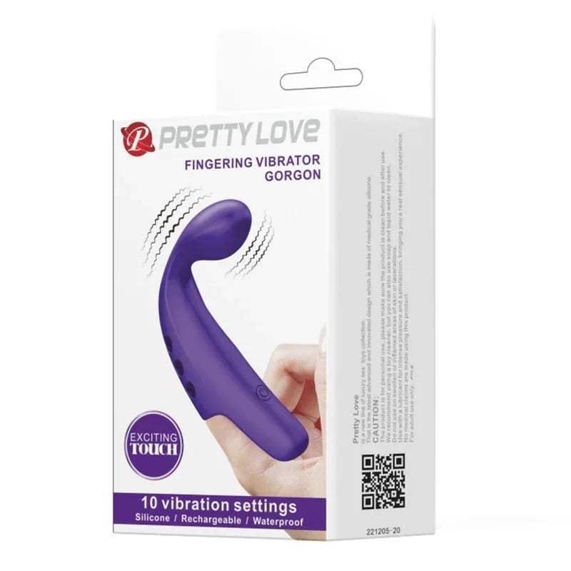 PRETTY LOVE - GORGON PURPLE WIEDERAUFLADBARER FINGERVIBRATOR - Vanelion Paradise