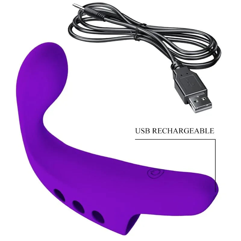 PRETTY LOVE - GORGON PURPLE WIEDERAUFLADBARER FINGERVIBRATOR - Vanelion Paradise