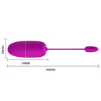 PRETTY LOVE - VIBRIERENDES EI DER NYMPHE, APP-GESTEUERT, LILA - Vanelion Paradise