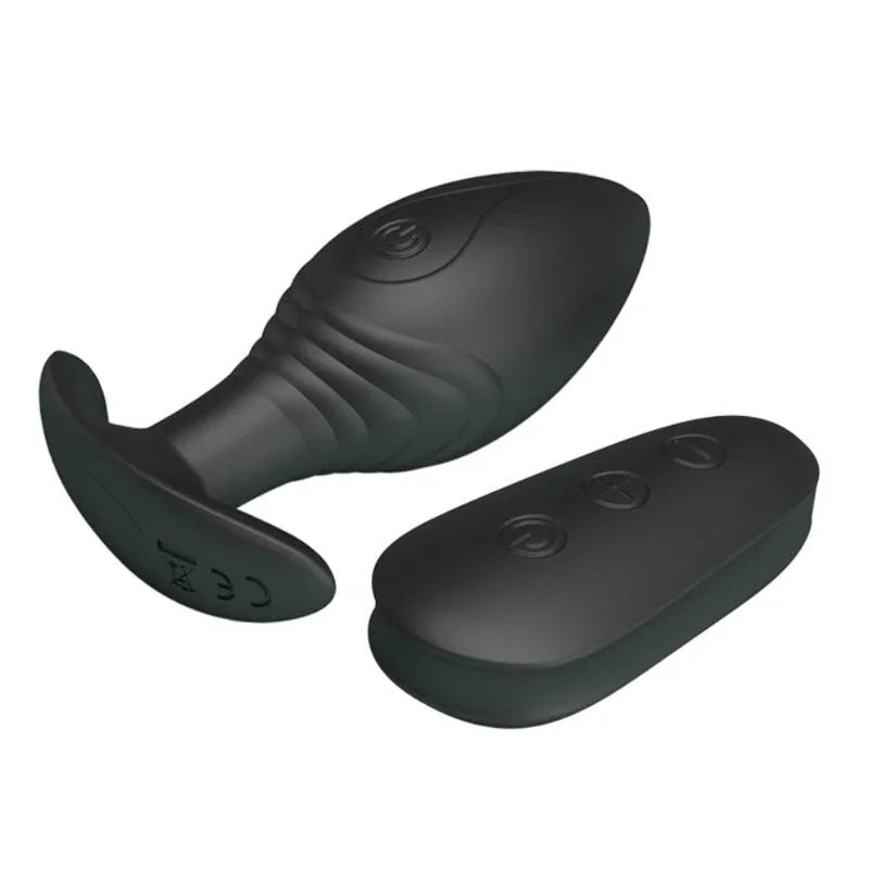 PRETTY LOVE - REGINA ANAL PLUG WIEDERAUFLADBARER VIBRATOR SCHWARZ - Vanelion Paradise