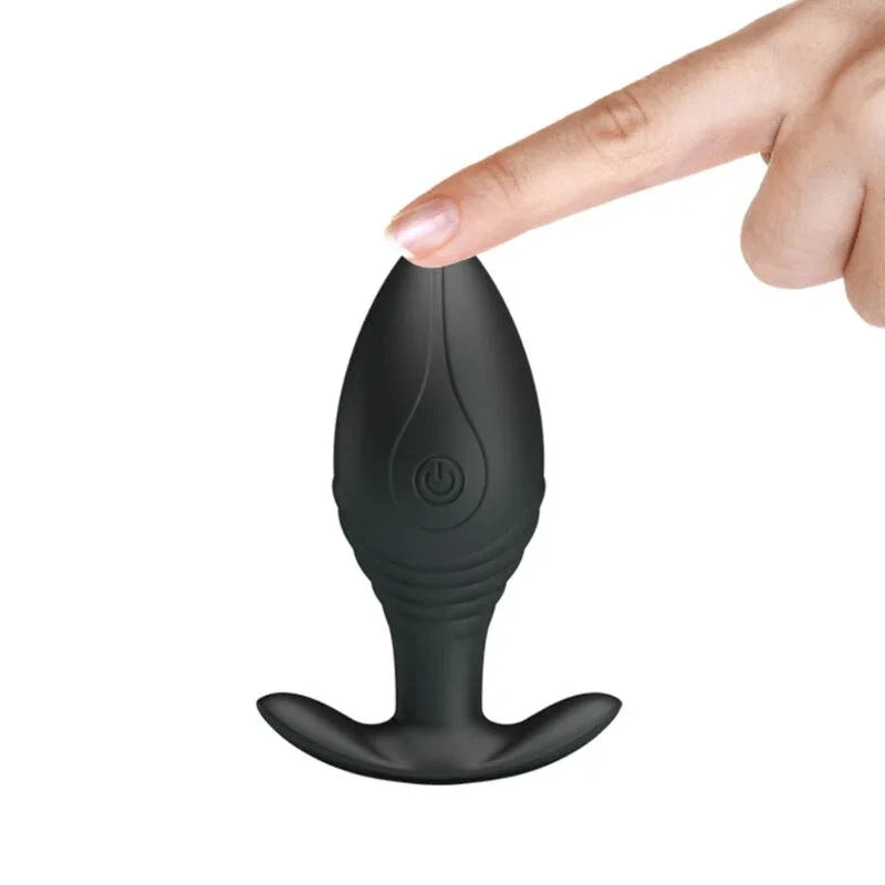 PRETTY LOVE - REGINA ANAL PLUG WIEDERAUFLADBARER VIBRATOR SCHWARZ - Vanelion Paradise