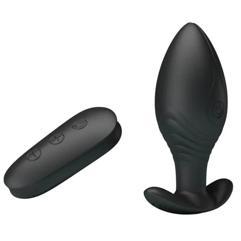 PRETTY LOVE - REGINA ANAL PLUG WIEDERAUFLADBARER VIBRATOR SCHWARZ - Vanelion Paradise