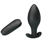 PRETTY LOVE - REGINA ANAL PLUG WIEDERAUFLADBARER VIBRATOR SCHWARZ - Vanelion Paradise