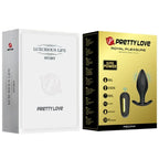 PRETTY LOVE - REGINA ANAL PLUG WIEDERAUFLADBARER VIBRATOR SCHWARZ - Vanelion Paradise
