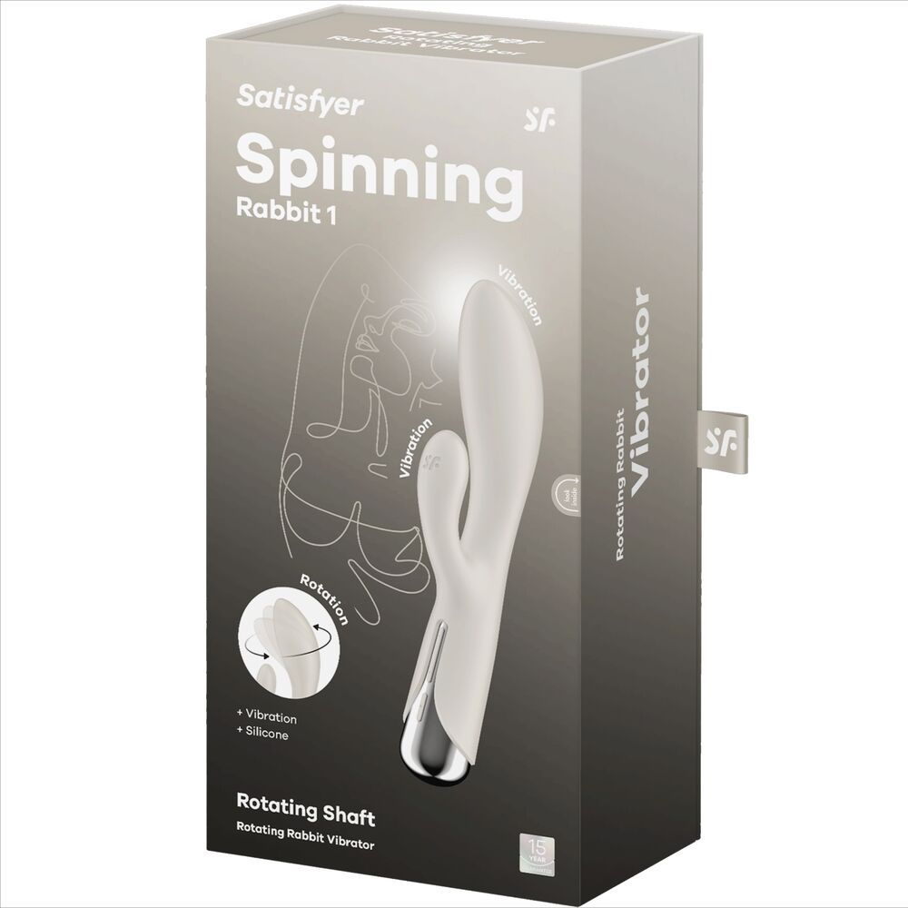 SATISFYER - SPINNING RABBIT 1 STIMULATION DER KLITORIS UND DES ROTEN G-PUNKTS