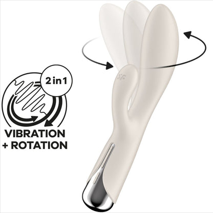 SATISFYER - SPINNING RABBIT 1 STIMULATION DER KLITORIS UND DES ROTEN G-PUNKTS