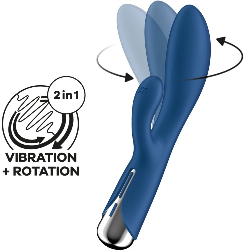 SATISFYER - SPINNING RABBIT 1 STIMULATION DER KLITORIS UND DES ROTEN G-PUNKTS