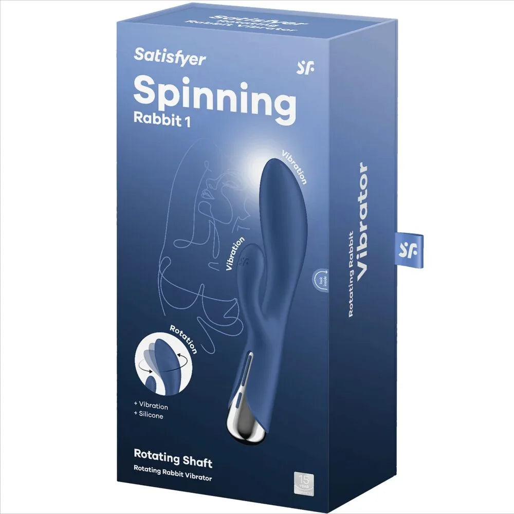 SATISFYER - SPINNING RABBIT 1 STIMULATION DER KLITORIS UND DES G-PUNKTS - Vanelion Paradise
