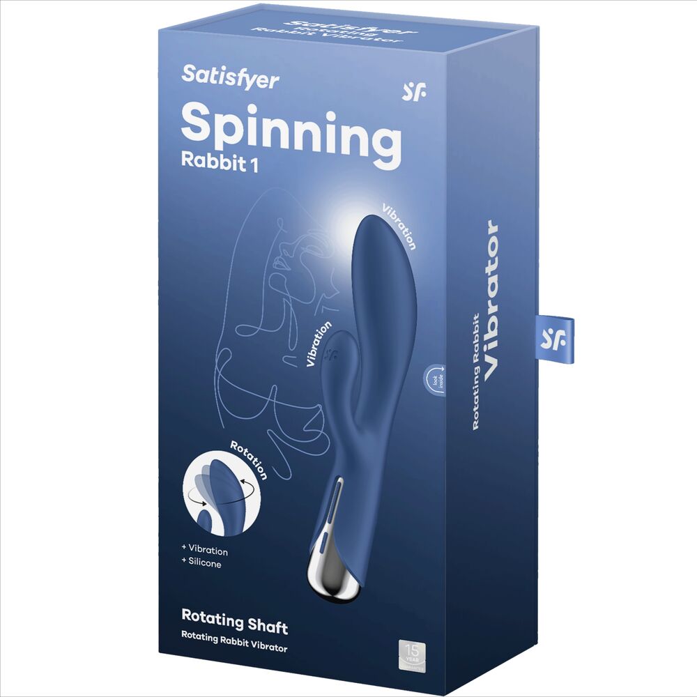 Satisfyer Spinning Rabbit 1 Klitoris- & G-Punkt-Stimulator Blau