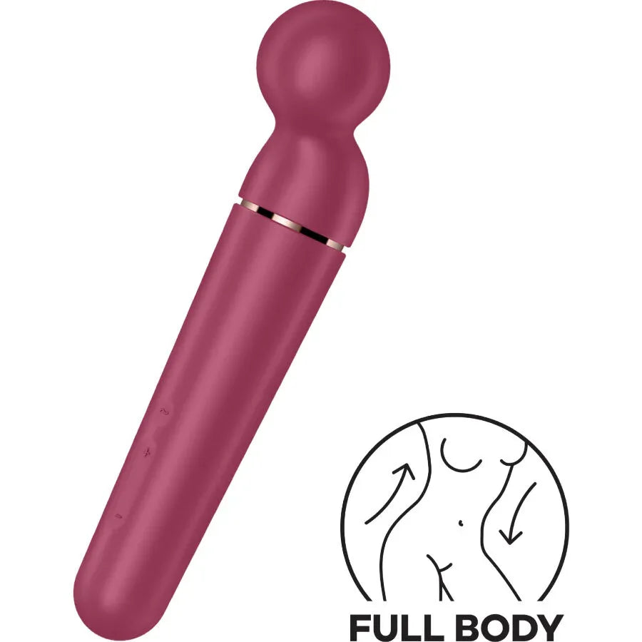 SATISFYER - PLANET WAND-ER VIBRATOR MASSAGER BERRY - Vanelion Paradise