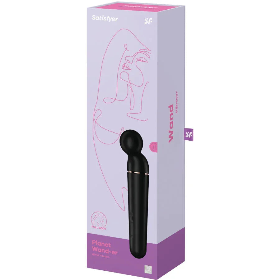 SATISFYER - PLANET WAND-ER VIBRATOR MASSAGER BERRY - Vanelion Paradise