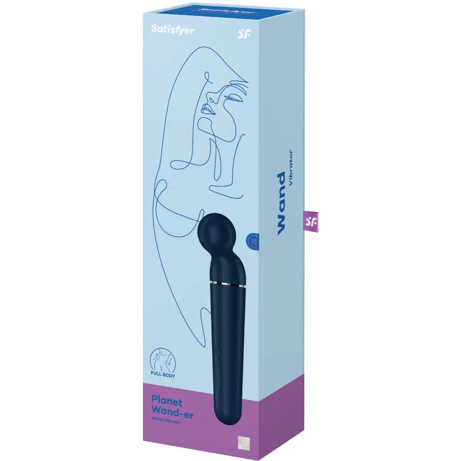 SATISFYER - PLANET WAND-ER VIBRATOR MASSAGER BERRY - Vanelion Paradise