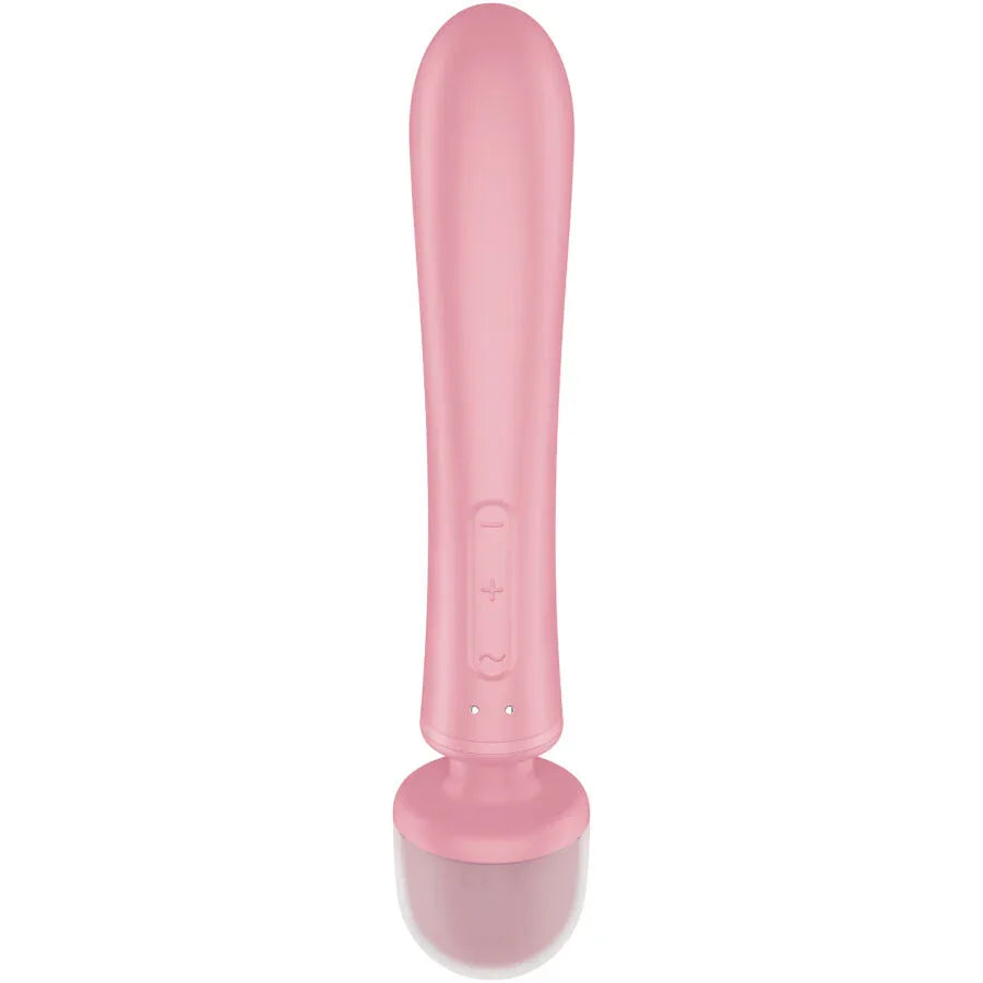 SATISFYER - TRIPLE LOVER RABBIT VIBRATOR MASSAGER ROSA - Vanelion Paradise