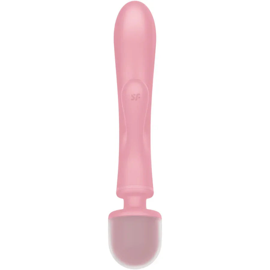 SATISFYER - TRIPLE LOVER RABBIT VIBRATOR MASSAGER ROSA - Vanelion Paradise