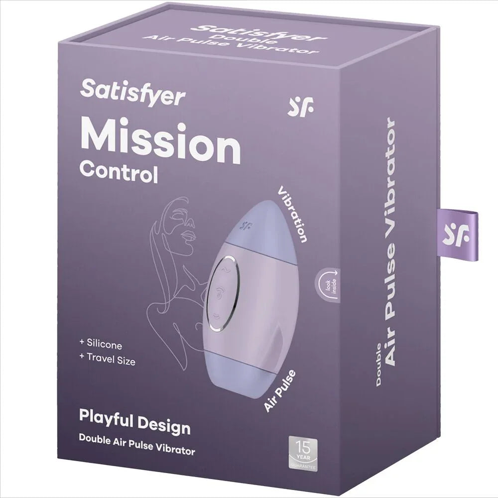 SATISFYER - MISSION CONTROL KLEINER DOPPELIMPULS VIBRATOR - Vanelion Paradise