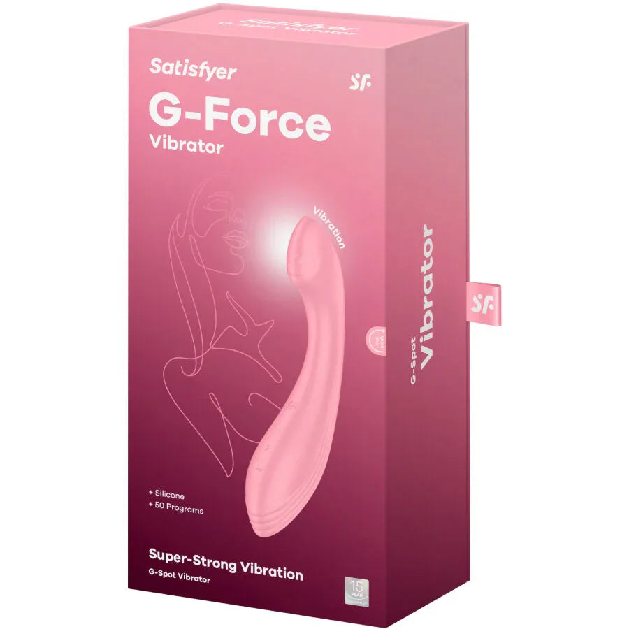 SATISFYER - G-FORCE VIBRATOR STIMULATOR G-SPOT ROSA - Vanelion Paradise