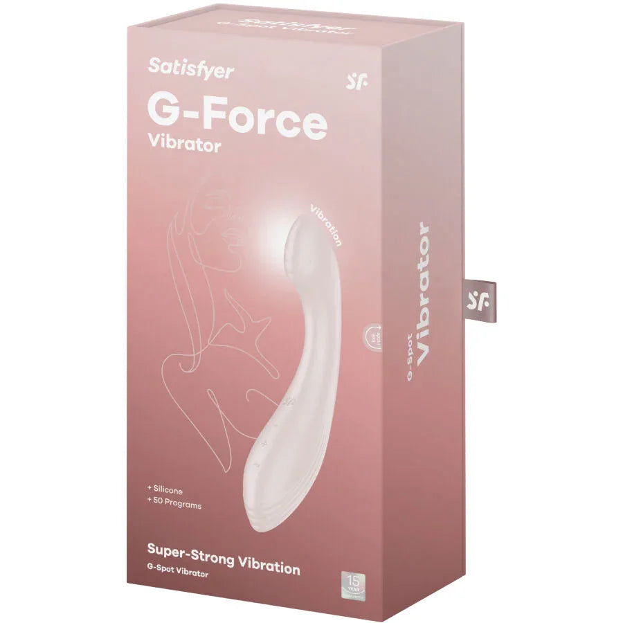 SATISFYER - G-FORCE VIBRATOR STIMULATOR G-SPOT ROSA - Vanelion Paradise