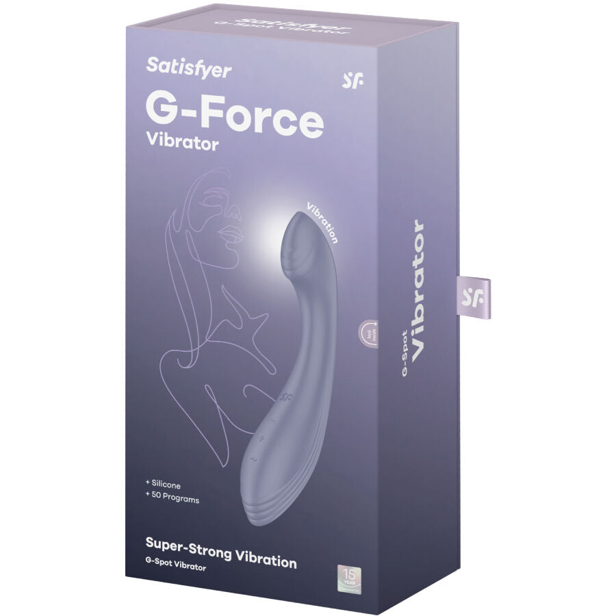 SATISFYER - G-FORCE VIBRATOR STIMULATOR G-SPOT ROSA