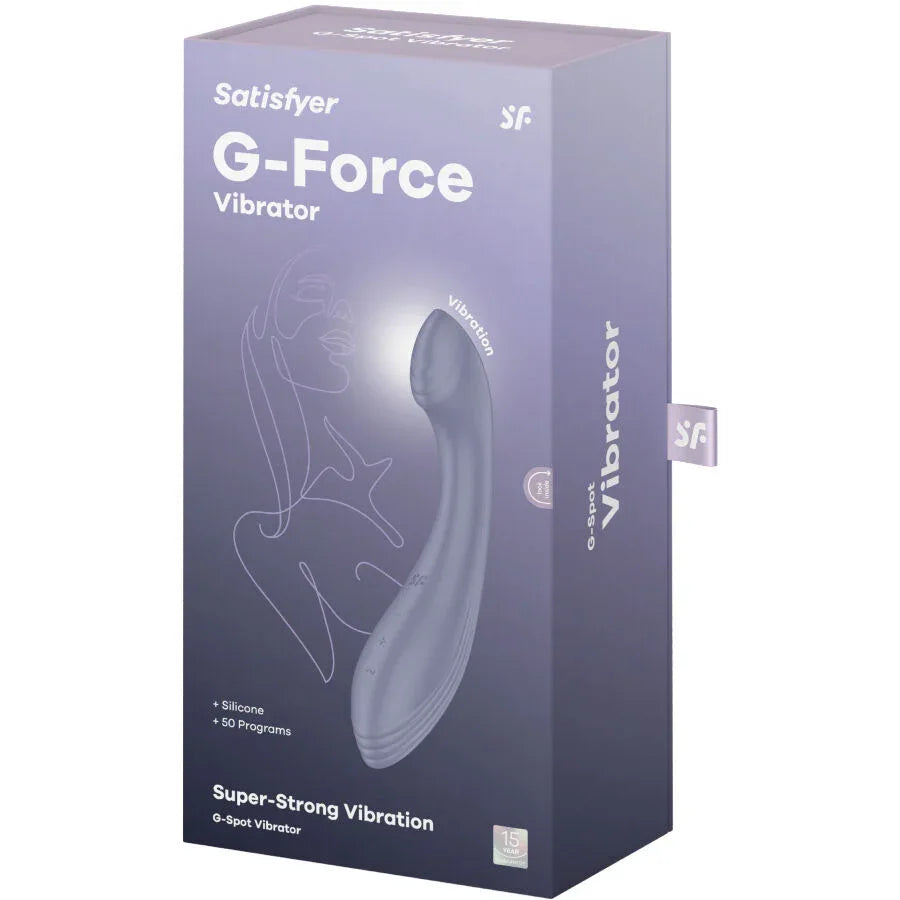 SATISFYER - G-FORCE VIBRATOR STIMULATOR G-SPOT ROSA - Vanelion Paradise
