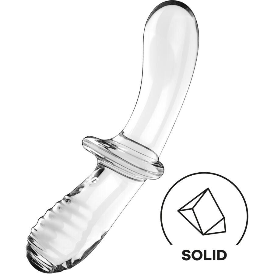 SATISFYER - DOPPEL KRISTALL DILDO TRANSPARENT