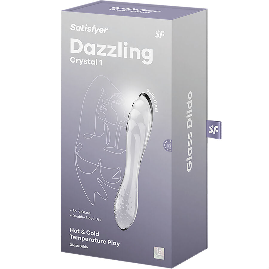 SATISFYER - SCHILLERNDER TRANSPARENTER KRISTALL