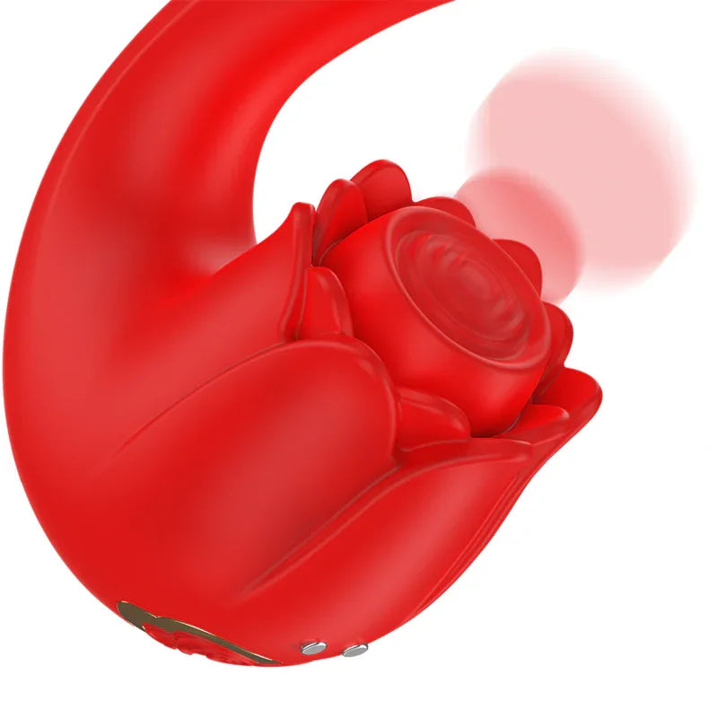 MIA - SELENA STIMULATOR VIBRIEREN + KLAPPEN ROT - Vanelion Paradise