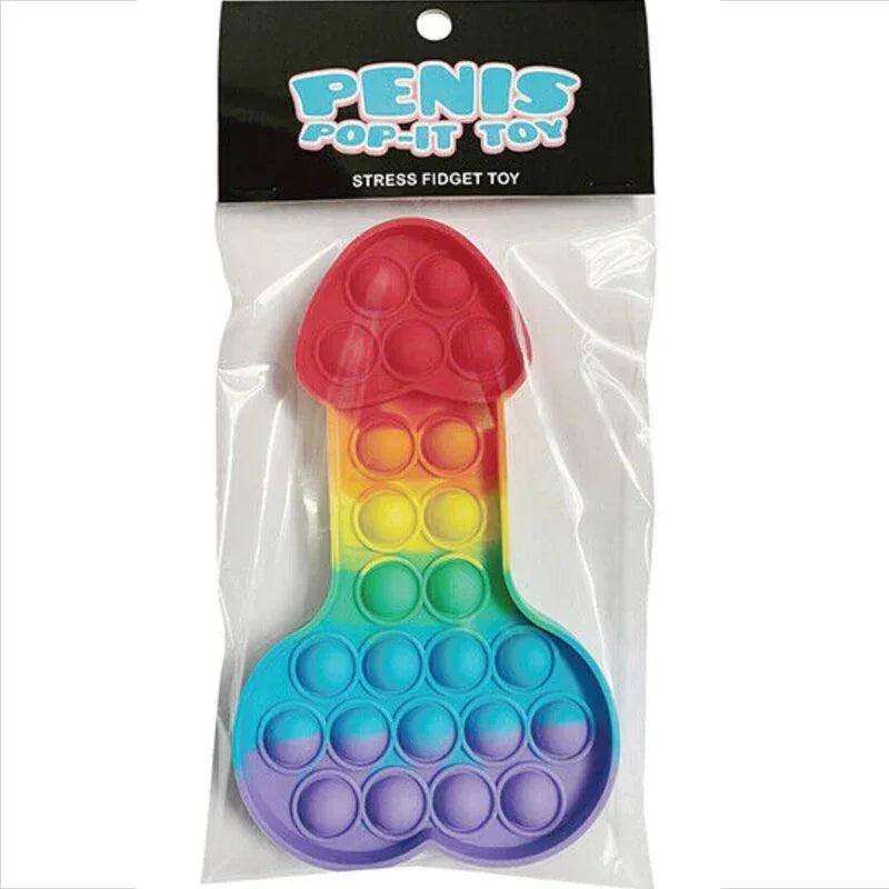 KHEPER GAMES - MEHRFARBIGES POP-IT-PENIS-ANTI-STRESS-SPIELZEUG - Vanelion Paradise