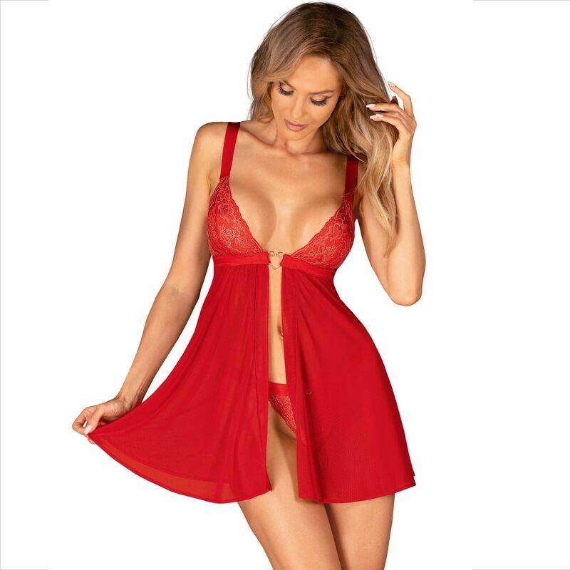 OBSESSIVE - ELIANES BABYDOLL & THONG XS/S - Vanelion Paradise
