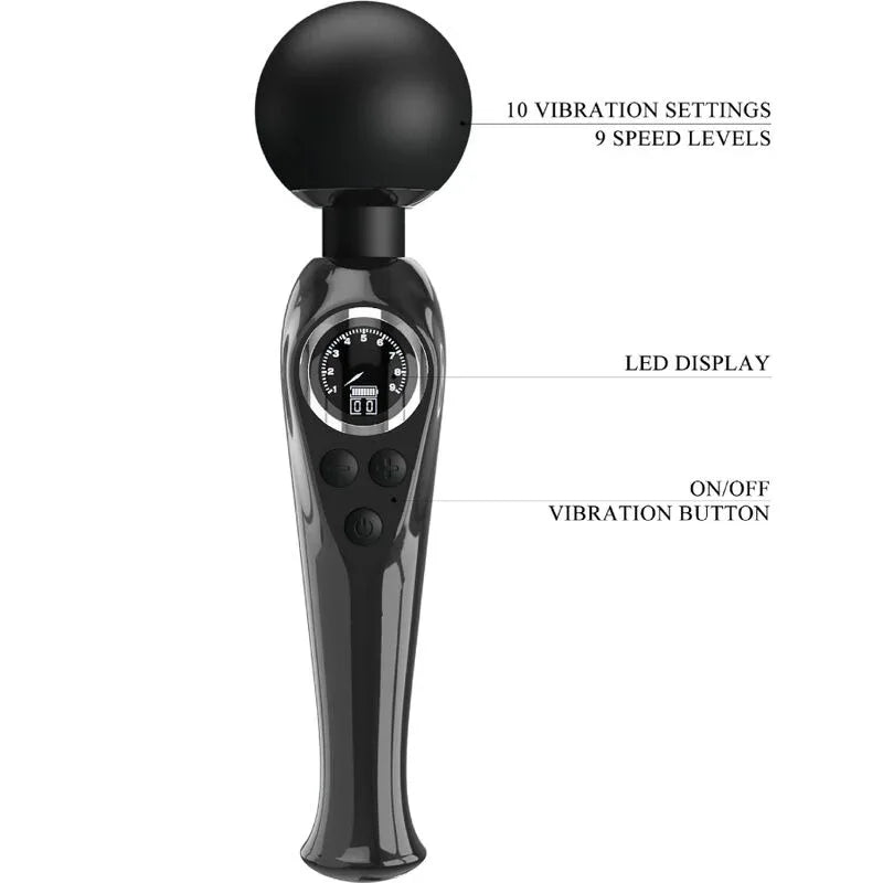PRETTY LOVE - SKYLER VIBRATOR STAB SCHWARZ - Vanelion Paradise
