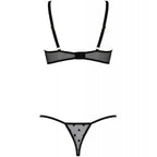 PASSION - MARINA SET ZWEITEILIG SCHWARZ S/M - Vanelion Paradise