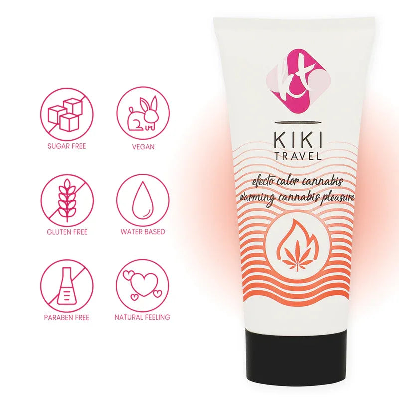 KIKÍ TRAVEL - CANNABIS HEISSES EFFEKT-SCHMIERMITTEL 50 ML - Vanelion Paradise