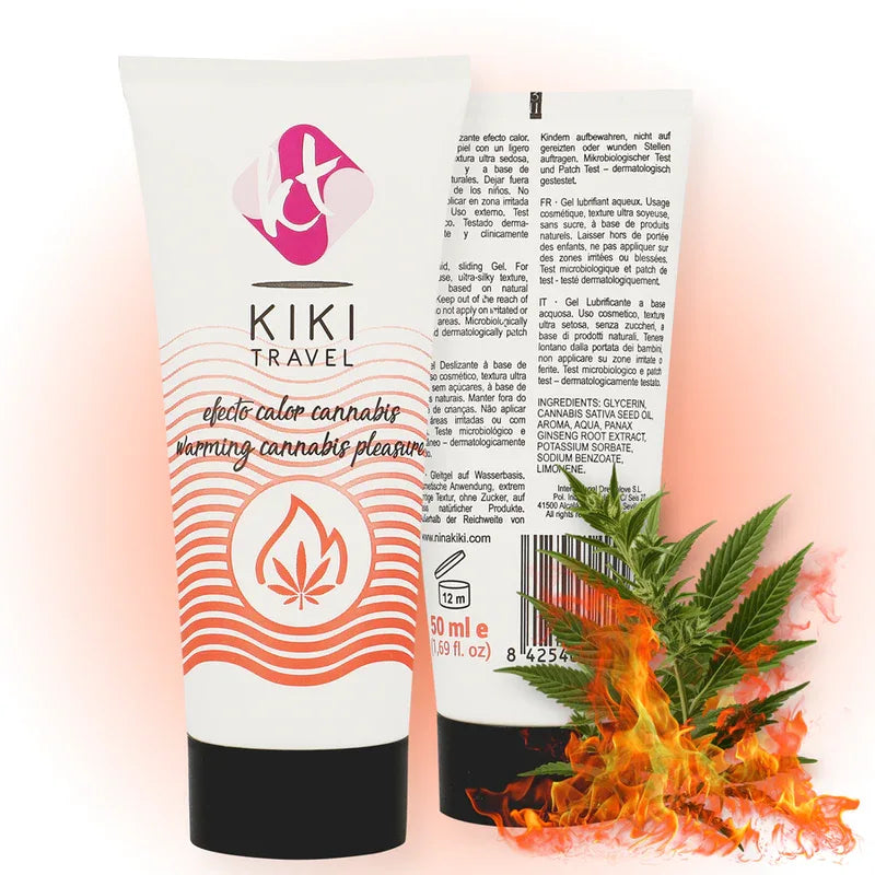 KIKÍ TRAVEL - CANNABIS HEISSES EFFEKT-SCHMIERMITTEL 50 ML - Vanelion Paradise