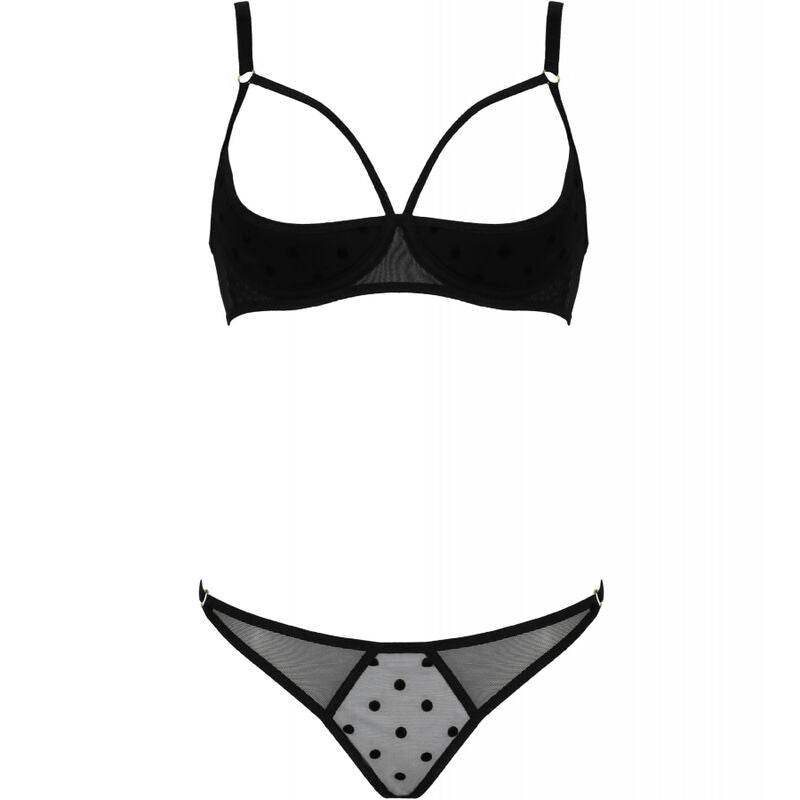 PASSION - MARINA SET ZWEITEILIG SCHWARZ S/M - Vanelion Paradise
