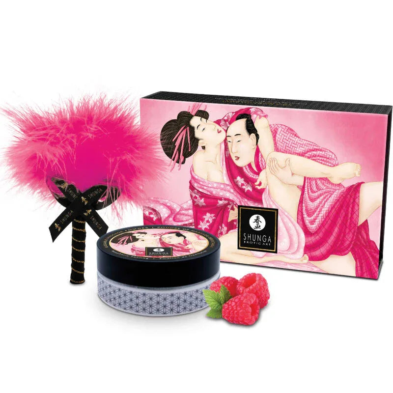 SHUNGA - ESSBARES MASSAGEPULVER-KIT HIMBEERE - Vanelion Paradise
