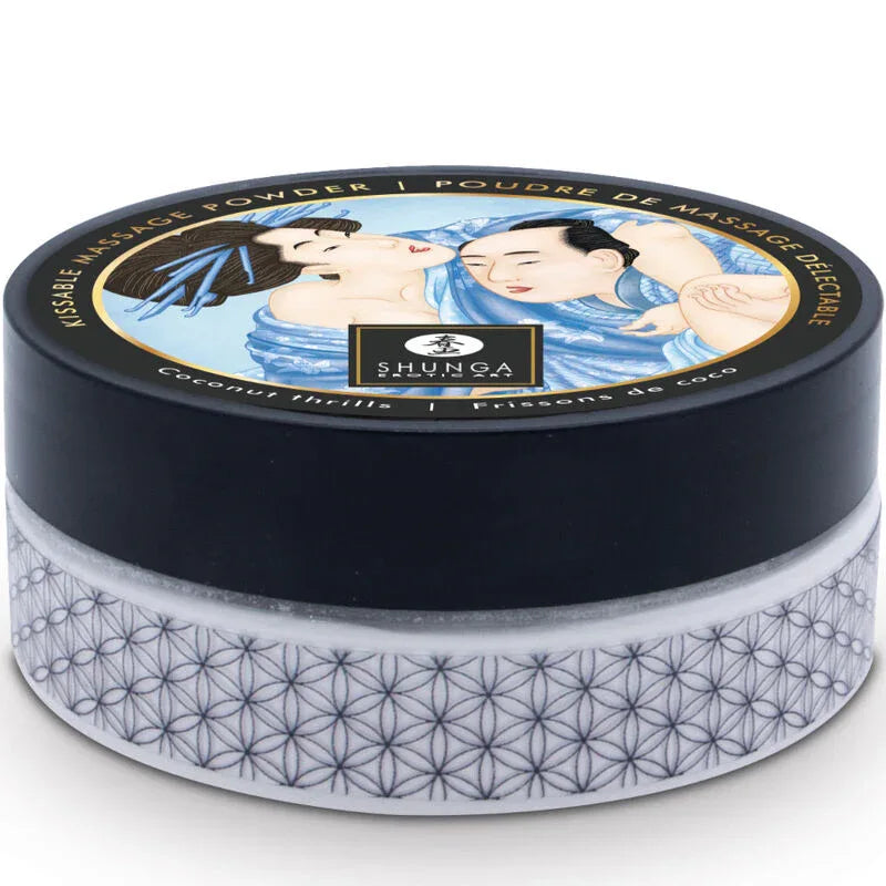 SHUNGA - ESSBARES KOKOSNUSS-MASSAGEPULVER-SET - Vanelion Paradise
