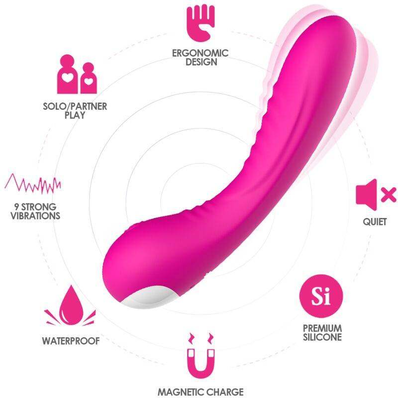 ARMONY - LEGEND VIBRATOR SILIKON FUCHSIA - Vanelion Paradise