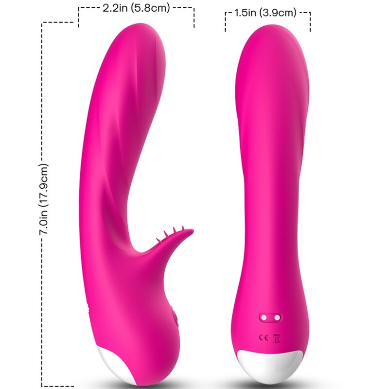 ARMONY - ROMANCE VIBRATOR MIT STIMULATOR FUCHSIA