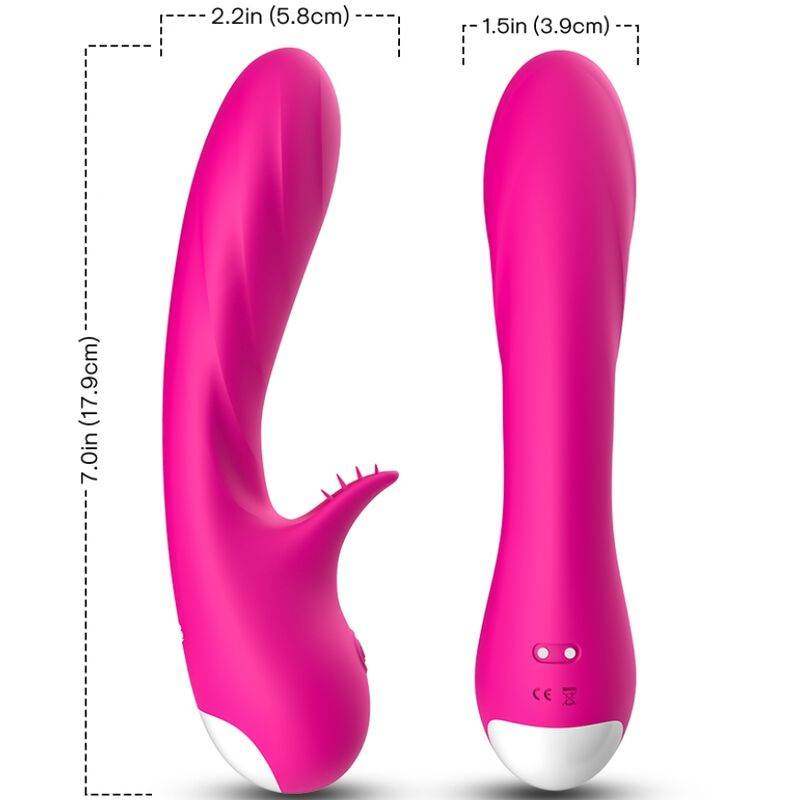 ARMONY - ROMANCE VIBRATOR MIT STIMULATOR FUCHSIA - Vanelion Paradise