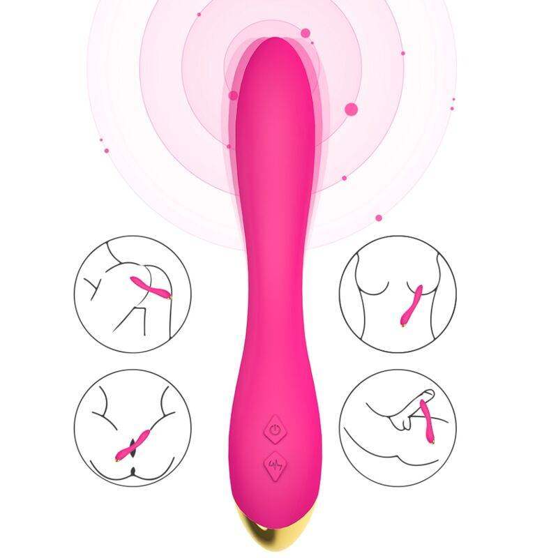 ARMONY - FLAMINGO VIBRATOR MULTIPOSITION FUCHSIA - Vanelion Paradise